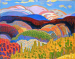 The Carpathian mountains