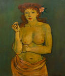 Auburn-haired beauty