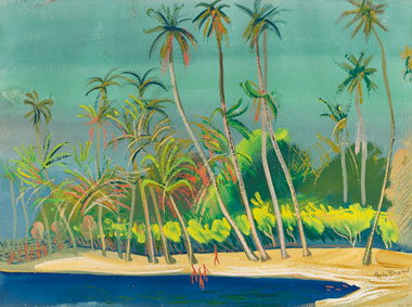 The blue bay, Brazil