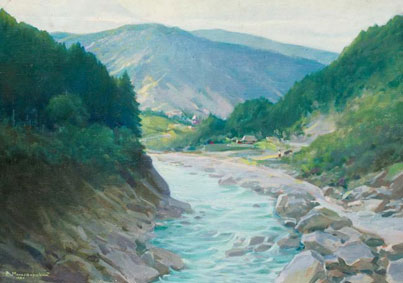 Mountrain river