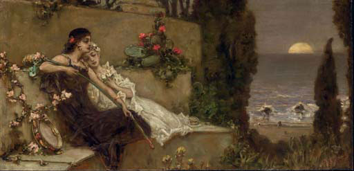 Two women at the seashore