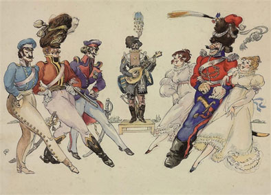Les Cosaques de Platov a Paris