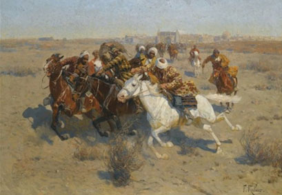 A game of buzkashi