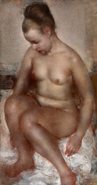 Seated nude