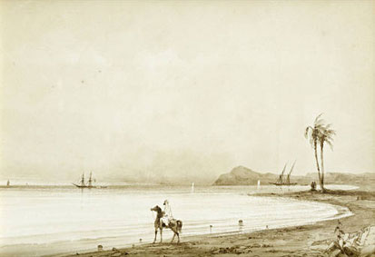 At the water`s edge 