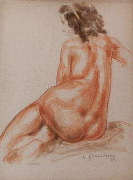 Nu, femme de dos