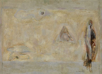 Composition with bird and oyster