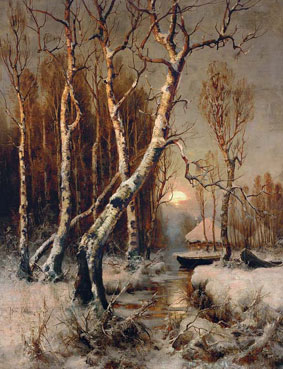 Winter sunset