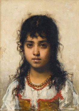 Portrait of a young girl