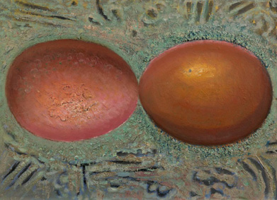 Composition with eggs