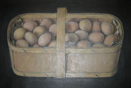 Корзина с яйцами