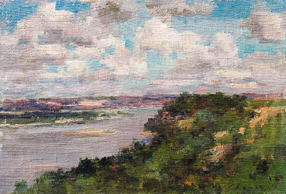 Clouds over Dnipro