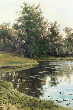 By the lake
