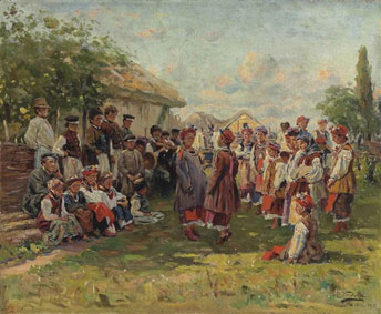 Festival in a Ukrainian village