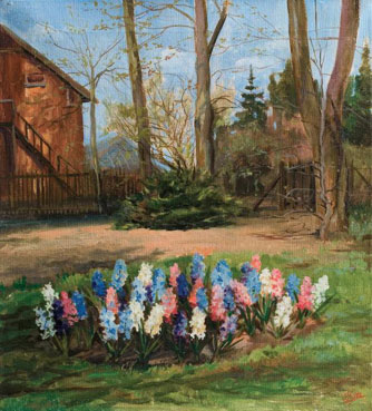 In the garden