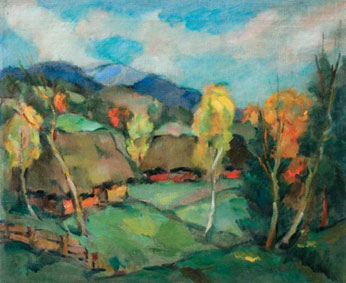 September in Carpathian mountains