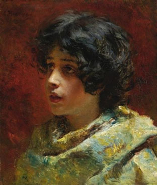 Portrait of a young girl