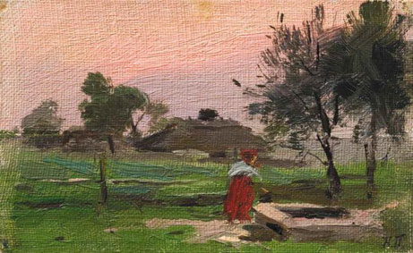 By the well