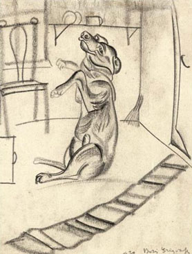 Sketch of a dog