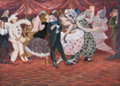 Scene de bal masque