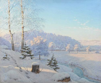 A bright winter`s day