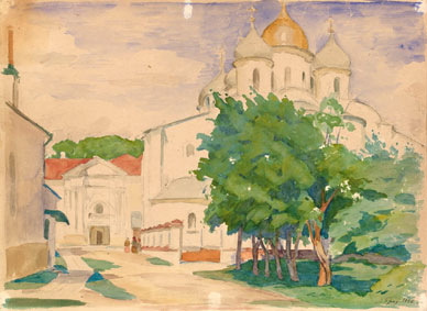 Вид на церковь