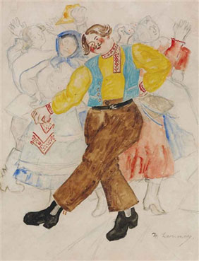 Costume design for Les contes Russes