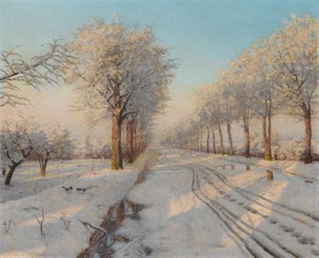 Winter sunset