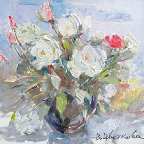 White roses