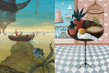 Nature-morte à la perruche / Paysage