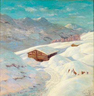 Chalet under Snow