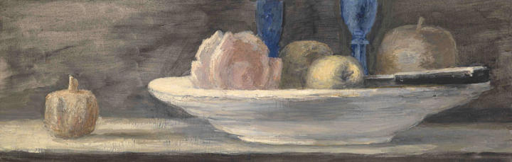 Still life with apples