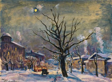Bolshaya Sadovaya by moonlight
