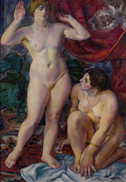 Two female figures (Venus)