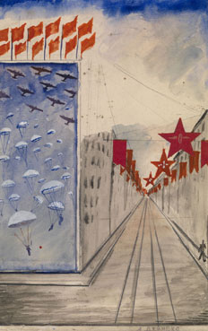 Design for a propaganda poster
