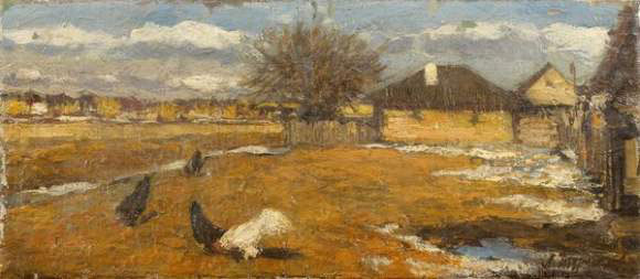L`entrée du village