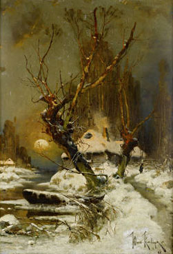 The winter sun