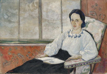 Portrait of the artist`s wife