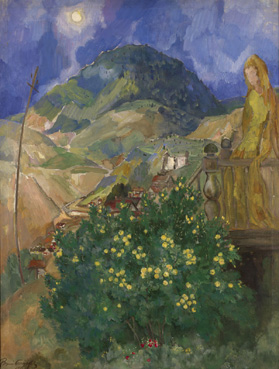 Landscape at twilight