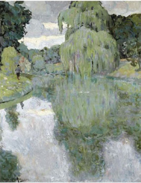 Fishing by the river