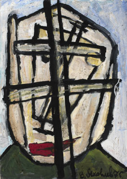 Portrait with a cross