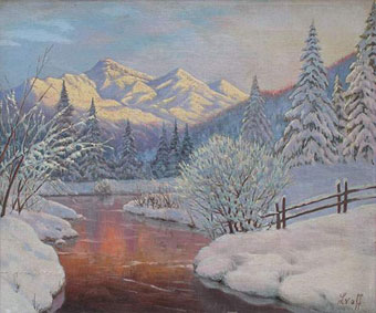 Paysage hivernale