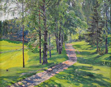 The road to the estate