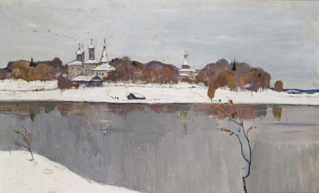 Ferapotovo, first snow