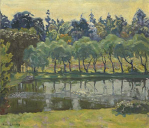 Summer afternoon by the lake