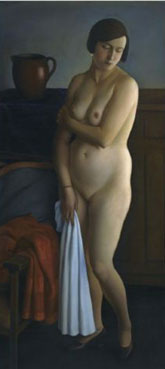 Standing nude
