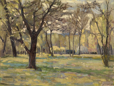 Landscape with trees