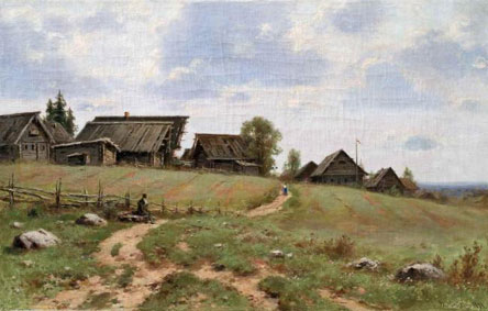 The village scene