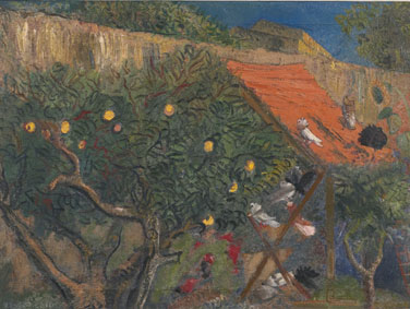 In the garden