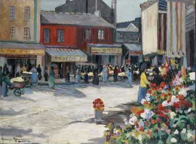 Le marché aux fleurs